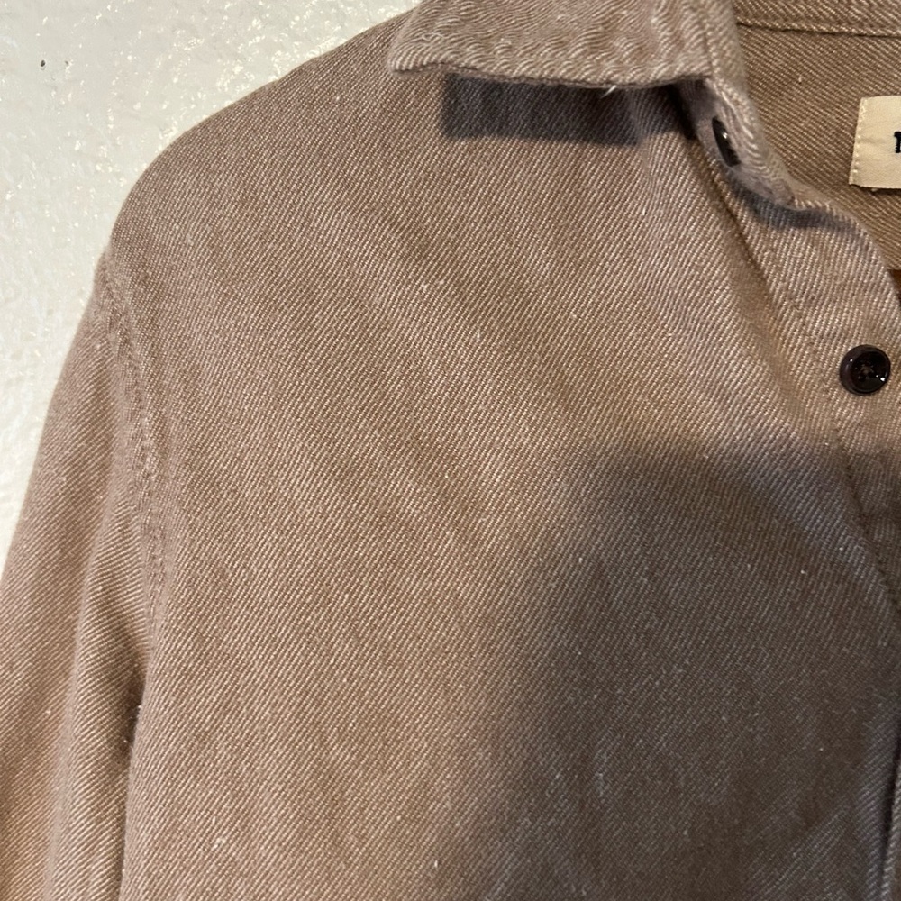 Taylor Stitch Casual Brown Button-Down Shirt SZ 38 Cotton Minimal Lumberjack - Picture 2 of 11